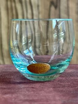 Moser Culbuto sklenička na destilát 50 ml, Czechoslovakia