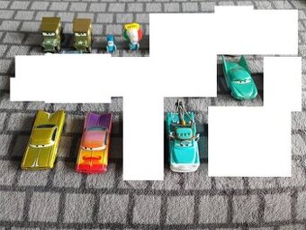 Auta Cars Mattel Kardan - kovové modely