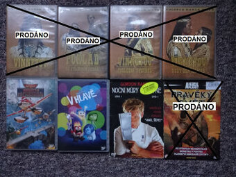DVD pohádky - Letadla, V hlavě; vaření - G.Ramsay