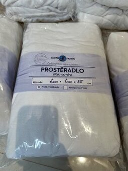 froté prostěradlo 200x200cm bílá NOVÉ