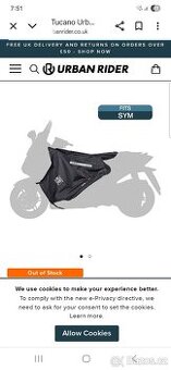 Tucano Urbano deka na skutr- typ RO77 SYM 300