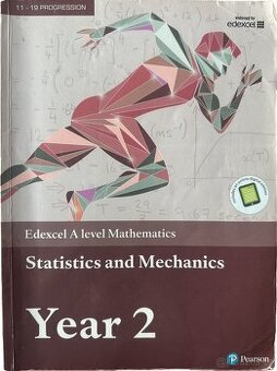 Prodám nepoškozenou učebnici Statistics and Mechanics Year 2