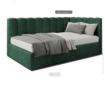 Zánovní jednolůžková postel Valencia 80×200 s úložným prosto