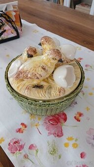 Royal Dux Velikonoční dárek cukřenka šperkovnička