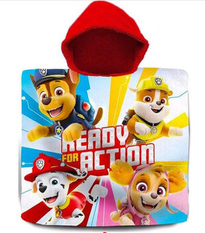 Nové dětské plážové pončo Tlapky