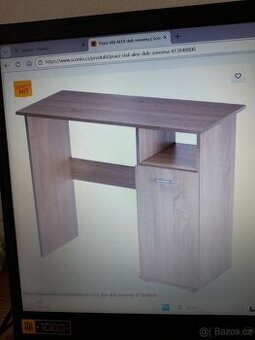 Psací stůl ALEX- hnědý