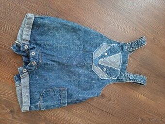 Džínové kraťásky Next vel. cca 50-56 (do 1 měsíce)