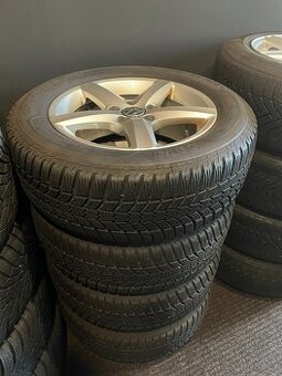 Zimní sada pneu SAVA 215/60R16 + ALU Borbet 5x112