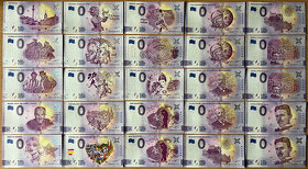 0€ Euro souvenir bankovky zahranicne