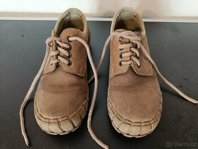 dětské podzimní kožené boty