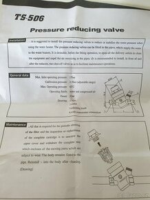 Membránový regulátor tlaku vody 3/4" - 1