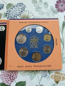 Sada oběžných mincí Československo 1987 lepší ročník
