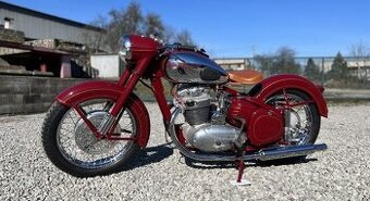 Torzo motocyklu JAWA 500 OHC