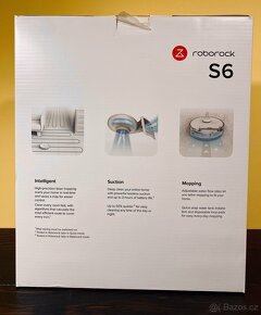 Robotický vysavač RoboRock S6, vysává / vytírá podlahy