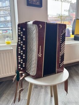Prodám bajan Kreminne – tradiční knoflíkový akordeon - 1