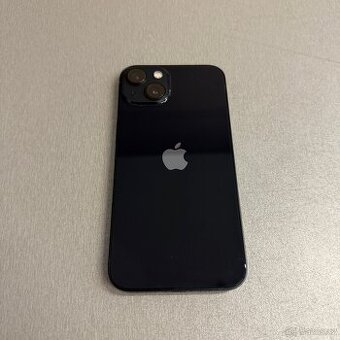 iPhone 13 128GB černý, pěkný stav, 12 měsíců záruka