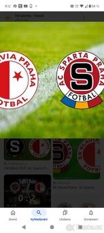 SK Slavia Praha Ac Sparta Praha lístky vedle sebe