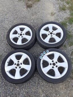 Sada 225/45 17, orig. Kola Škoda Pegasus 7x17, 5x112