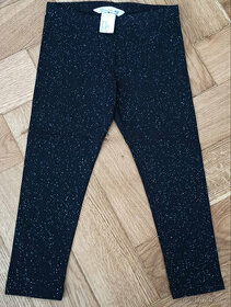 H&M dívčí legíny třpytivé vel. 92