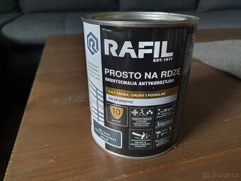 Barva RAFIL Prostě na rez 3v1, RAL 7016 antracitová, 750 ml