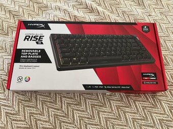 HyperX Alloy Rise 75 - pouze rozbalená, 100% stav