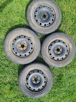 Sada kol rozteč 5x100 zimní pneu 185/60 r15