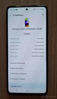Samsung A52 - 128 GB
