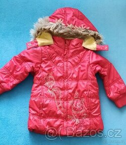 Dívčí zimní bunda/kabátek zn. Kenvelo Vel. 92-98 / 2-3roky