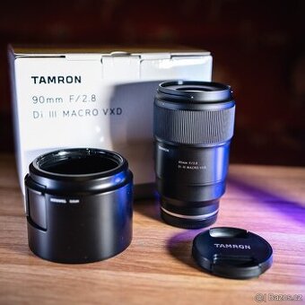 TAMRON 90 mm f/2,8 Di III Macro VXD pro Sony E Záruka 4/2030