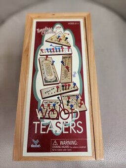 Wood teasers - anglicky, dřevěné hlavolamy