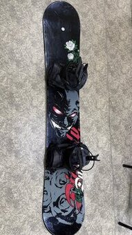 Donuts Snowboard 164cm s vázáním Flow