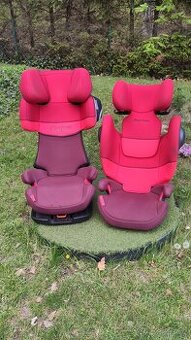 2x Autosedačka Cybex, isofix, obě červené