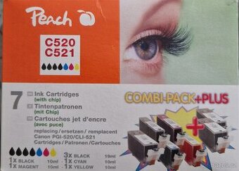 Tonery PEACH Canon C520 a C522 nové