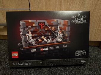 LEGO 75339 Drtič odpadků Hvězdy smrti – diorama