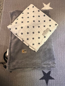 2x nepadací deka na kočárek-zimní+letní