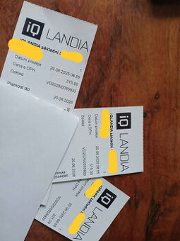 Vstupenky IQ Park 1x, IQ Landia 2x