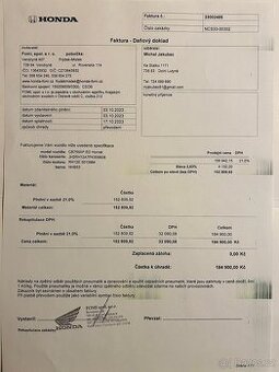 HONDA CB 750 HORNET | 2023 | PLNÁ VÝBAVA | TOP STAV