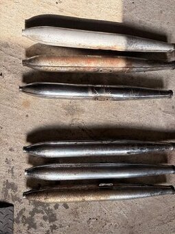 Jawa , ČZ - výfuky, kolena, řidítka