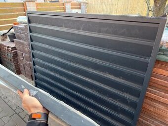 4x plotové pole pozink antracit 150x200cm