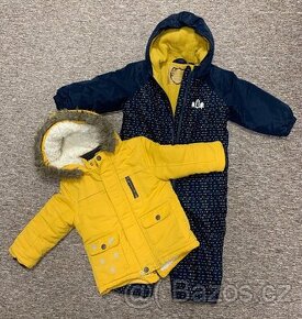 CHLAPECKÁ ZIMNÍ KOMBINÉZA A BUNDA