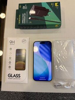  iphone 15PRO 256GB // Stav A // Sklo-obal-nabíječka