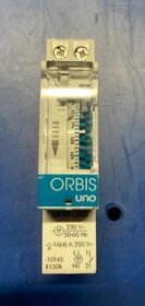 Orbis UNO QRS denní Spínací hodiny analogové