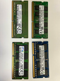 16 GB DDR4 SODIMM (2 x 8 GB), velmi omezeně DDR3