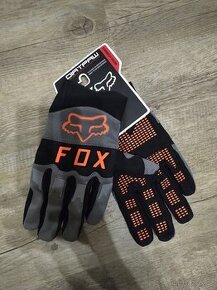 Rukavice FOX šedo-oranžové