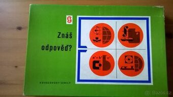 Retro společenská hra Znáš odpověď ?