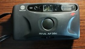 Minolta Riva AF35c ,dobrý stav, fukční, i pro sběratele