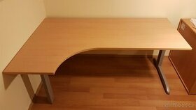 Ergonomický stůl ProOffice C 180 x 120 cm, levý, Buk - 1