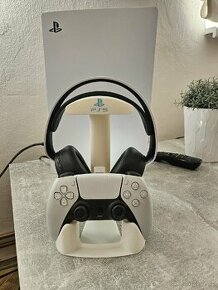 Stojan PS5 na Sony sluchátka a joystick