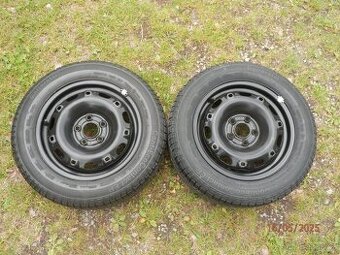 2xNové letní kola na ŠKODA FABIA 2 185/60 R14 ET 43 2x8MM