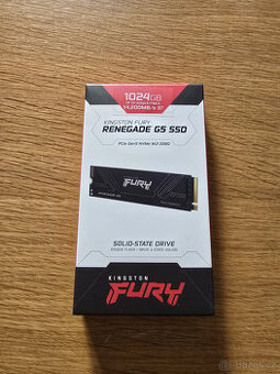 NOVÝ Kingston Fury RENEGADE G5 SSD - 1TB (rychlost 14,2GB/s)